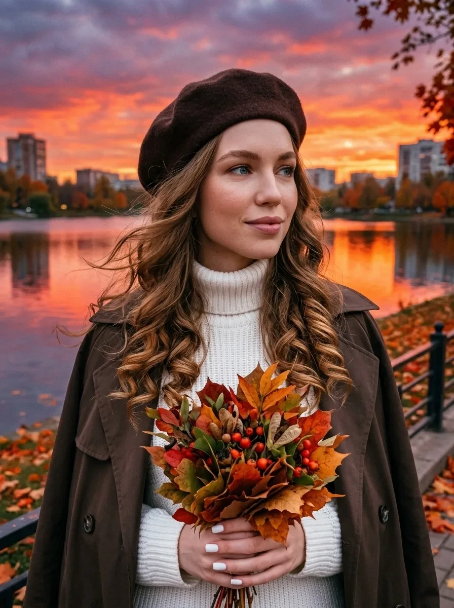 ОСЕННИЙ БУКЕТ НА ЗАКАТЕ🍂