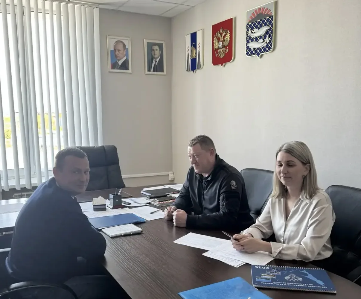 📌В рамках рабочей поездки в пгт. Южно - Курильск (о. Кунашир) руководитель УФК по Сахалинской облас