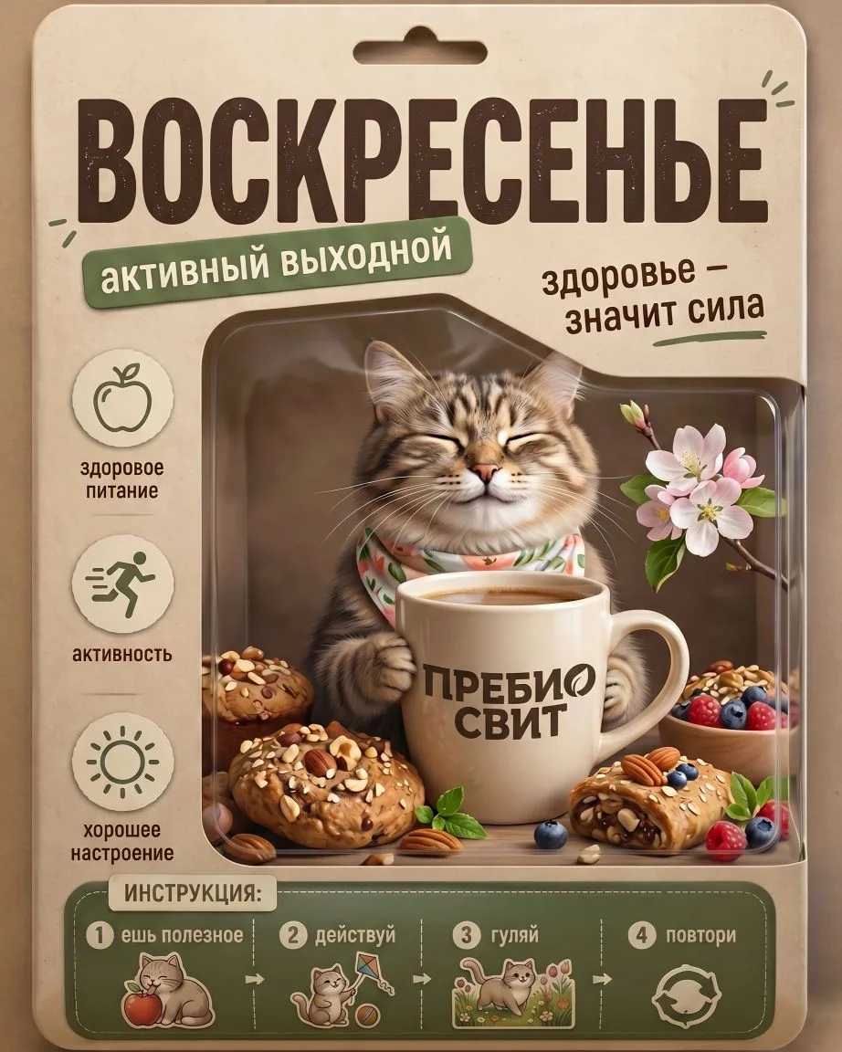 Милого котика вам в ленту!