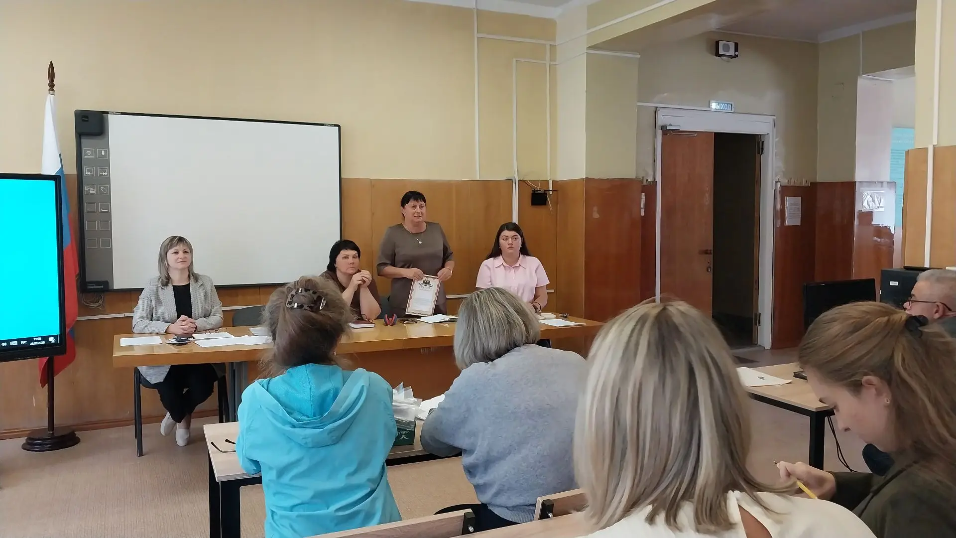 📣 28 августа в колледже прошло первое заседание педагогического совета в новом учебном...