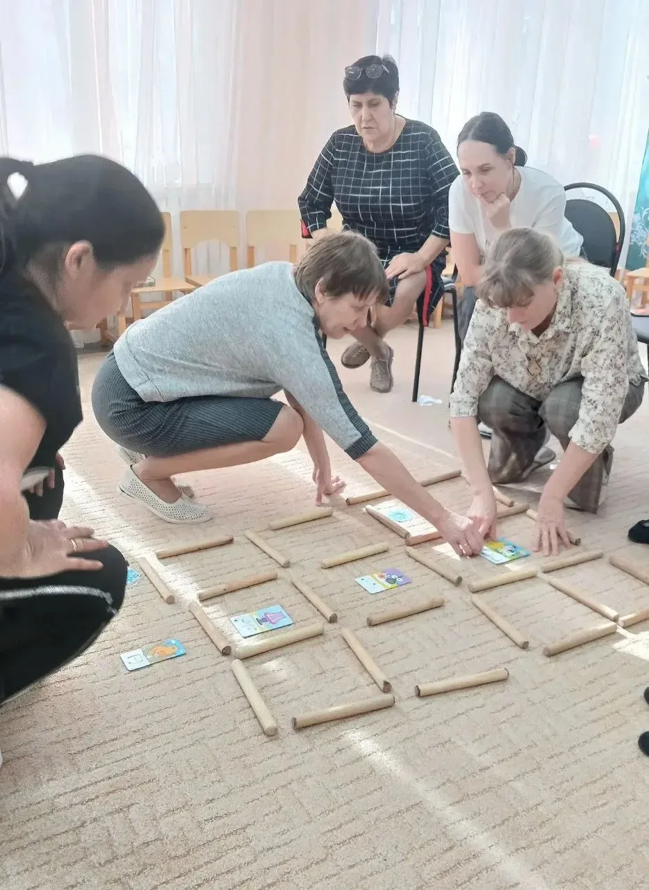 В нашем детском саду прошел семинар "Возможности интерактивного пола в речевом развитии...