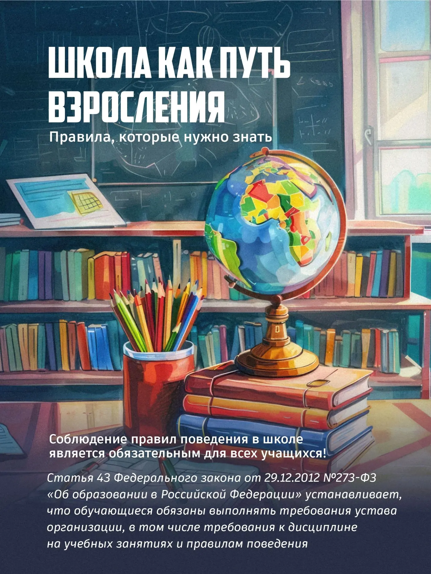 ✅ Правила поведения в школе – это основа безопасности и успеха