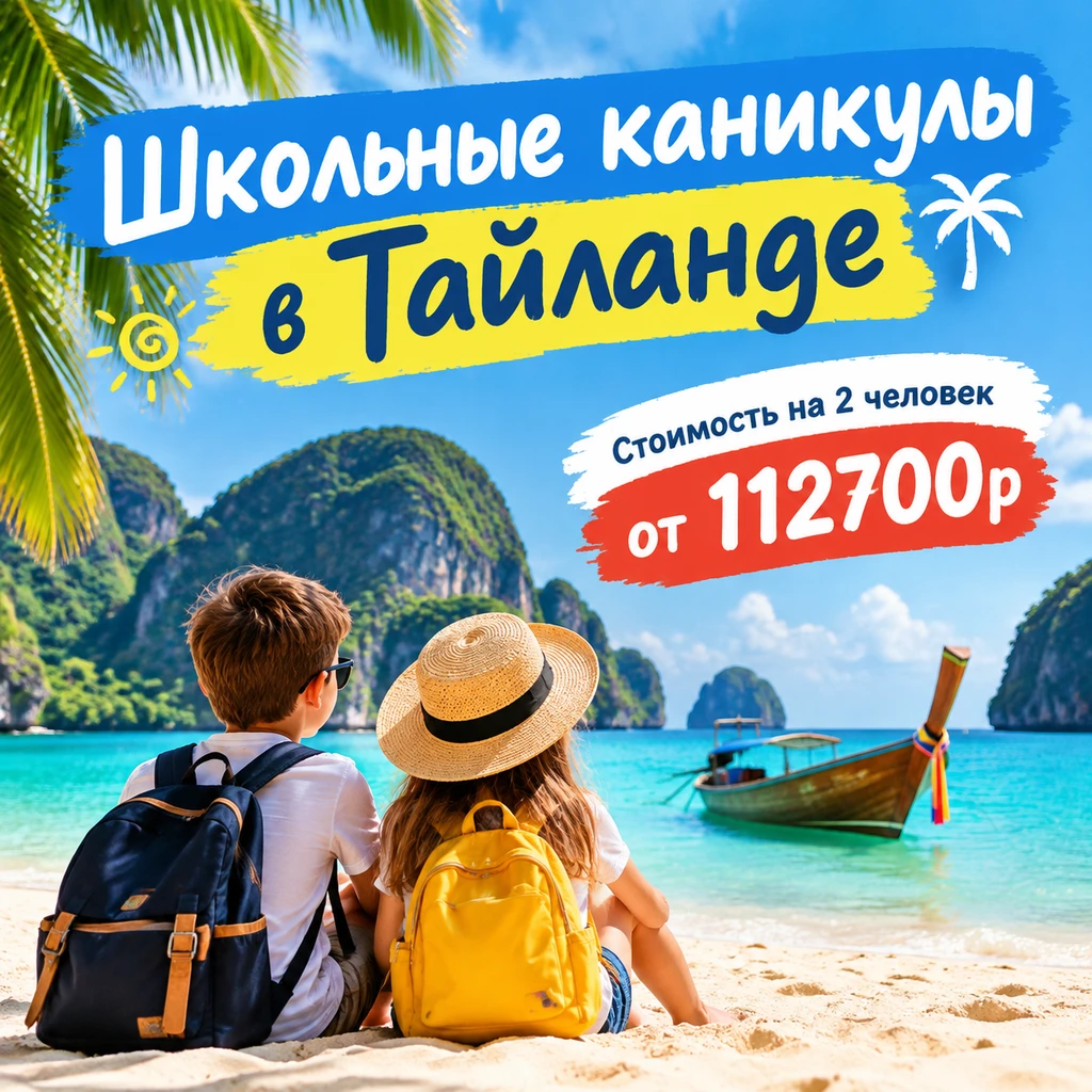 💼 Школьные каникулы в Тайланде