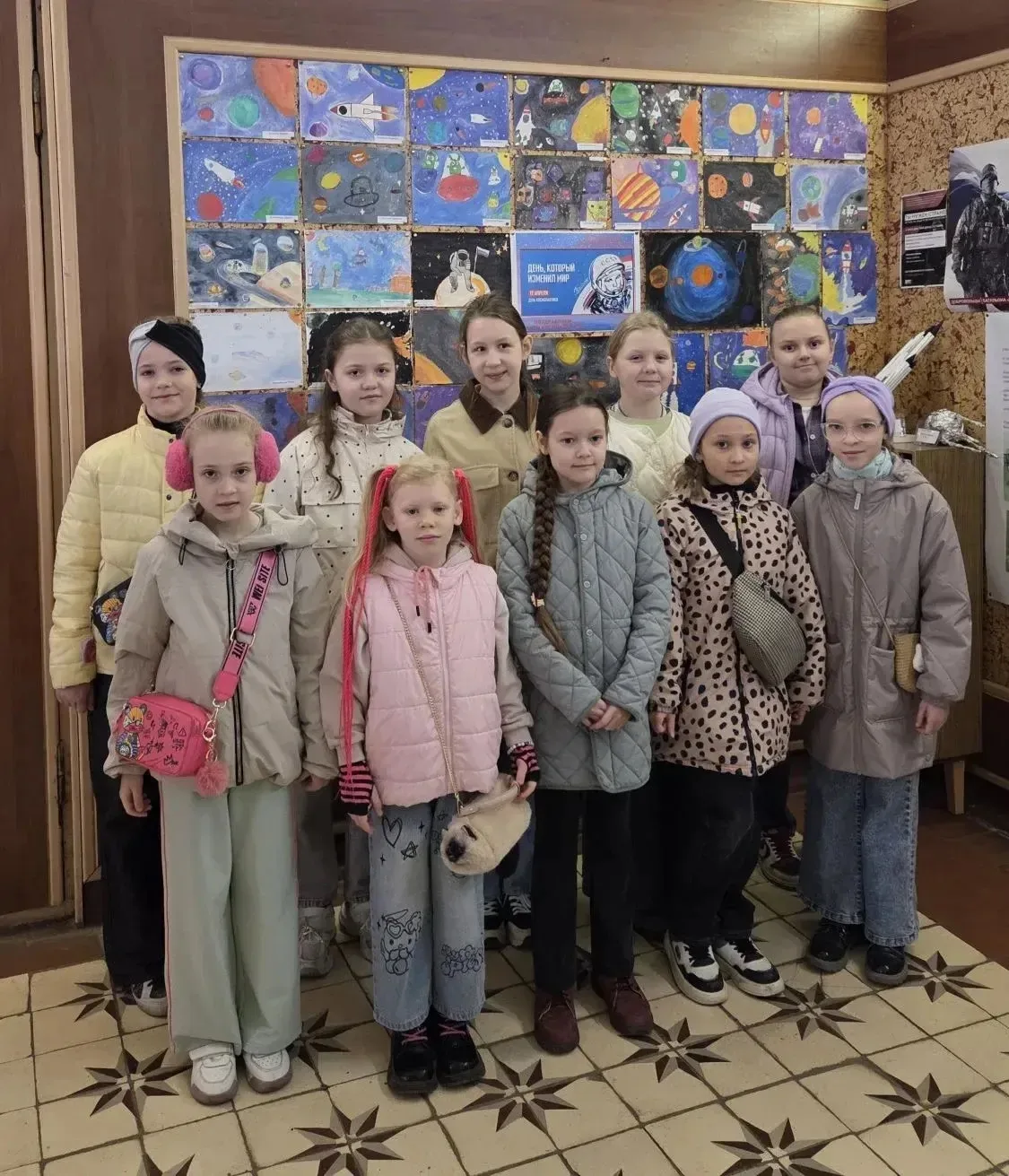 В рамках сотрудничества школы и предприятия, Недели космоса в России и в преддверии Дня космонавтики