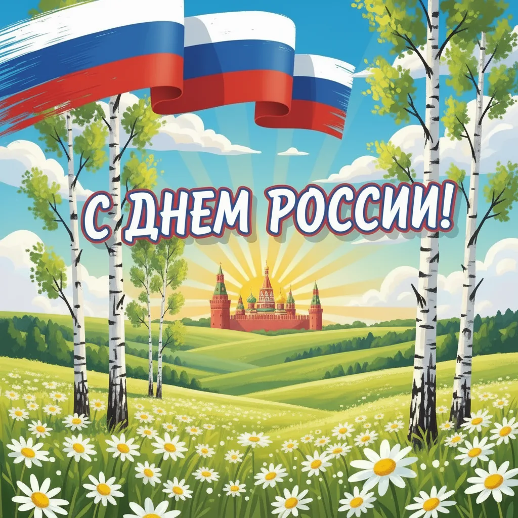 🇷🇺С днем России!🇷🇺
В этот знаменательный день мы от всего сердца поздравляем вас! Мы желаем, что