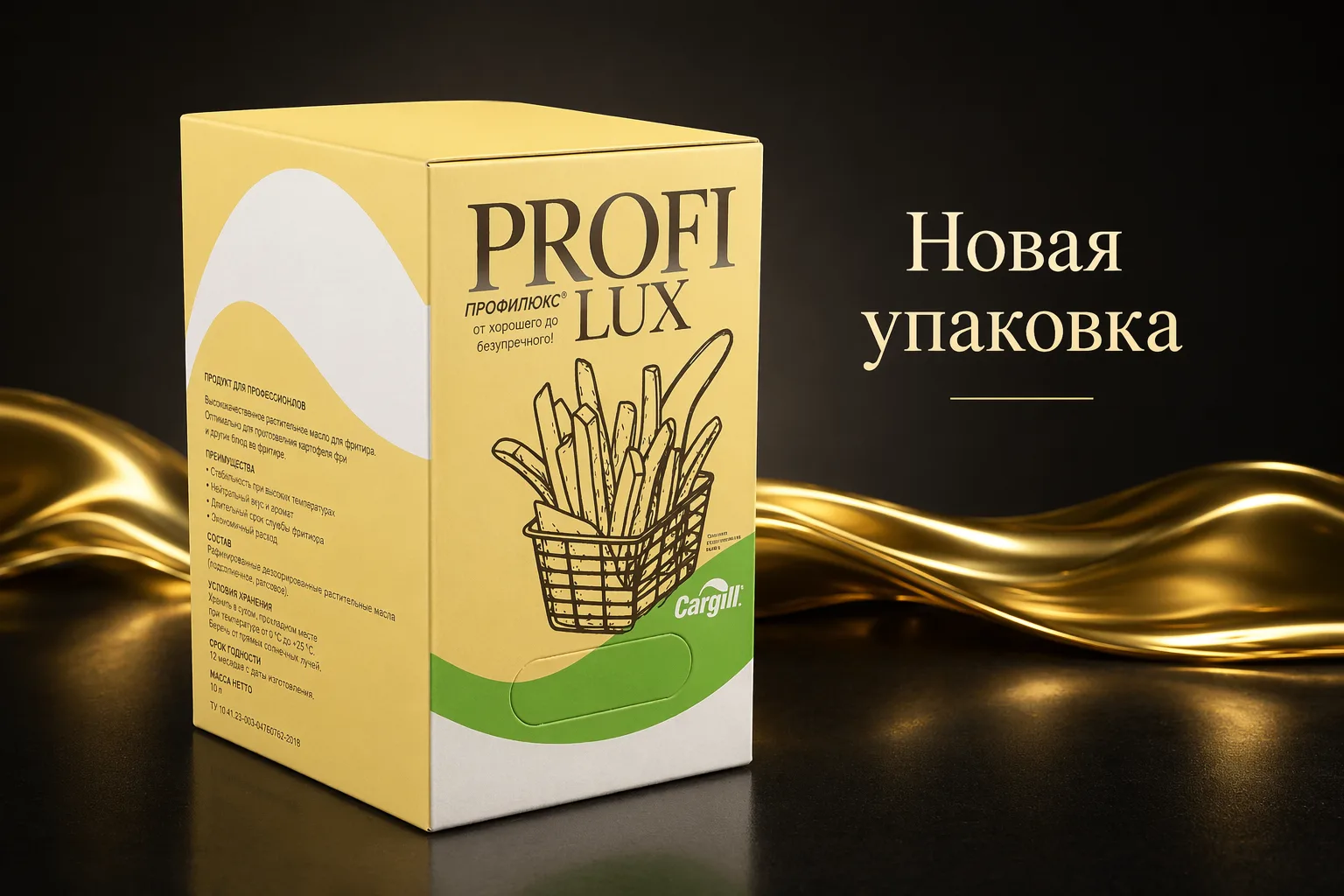 ProfiLux — новая упаковка, проверенное качество!

Профессиональная фритюрная смесь ProfiLux – это ст