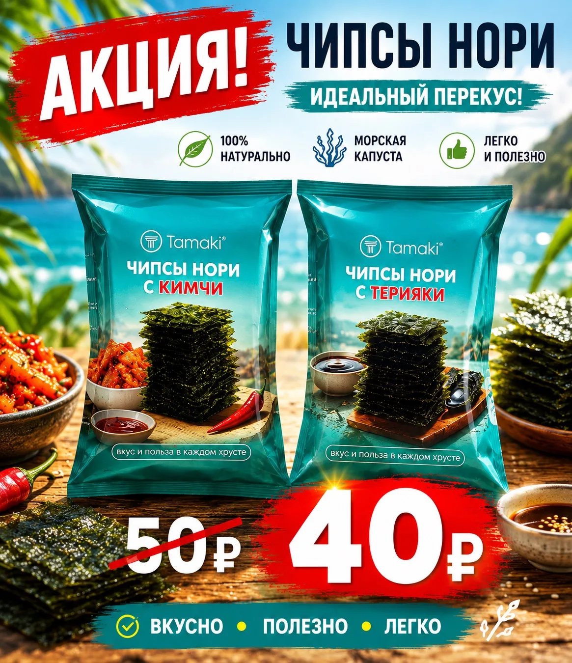 Чипсы нори по отличной цене 😉