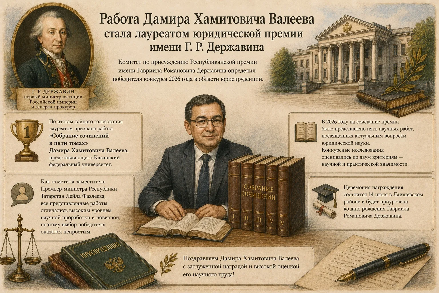 🏆 Работа Дамира Хамитовича Валеева стала лауреатом юридической премии имени Г. Р. Державина

Комите