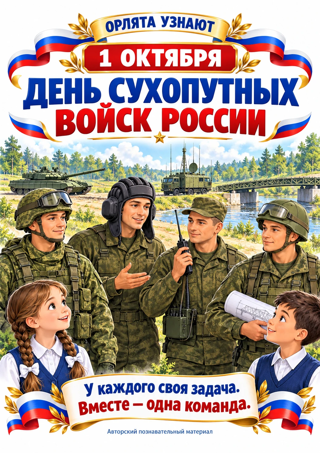 🇷🇺 1 октября — День Сухопутных войск России
