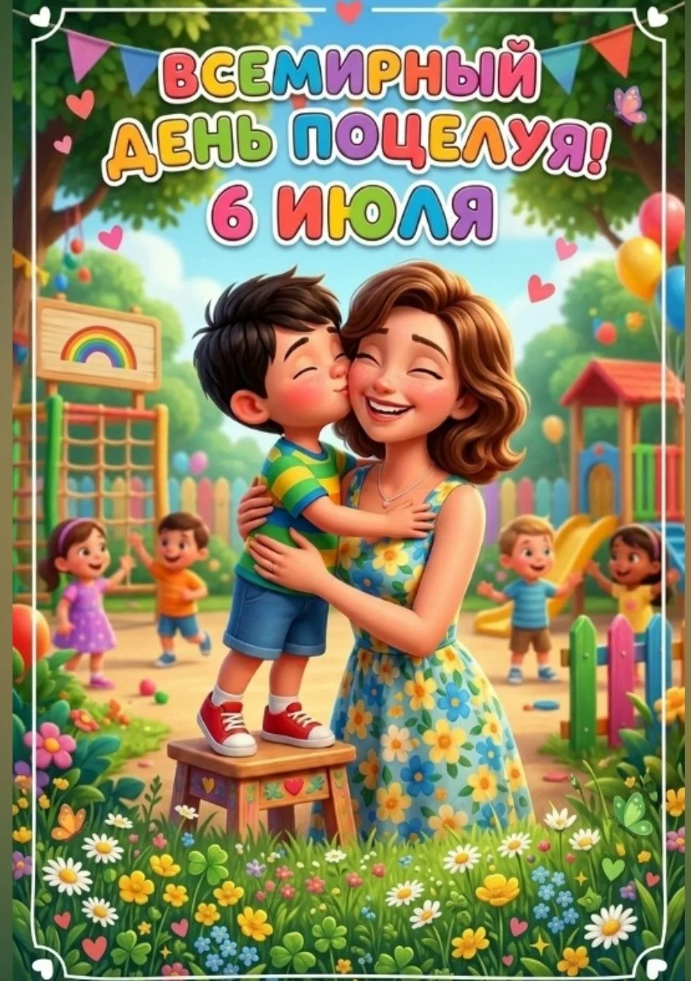 В первой младшей группе № 8 отметили День поцелуя 💋🥰
Вот с такого тёплого стишка началось утро 6 и