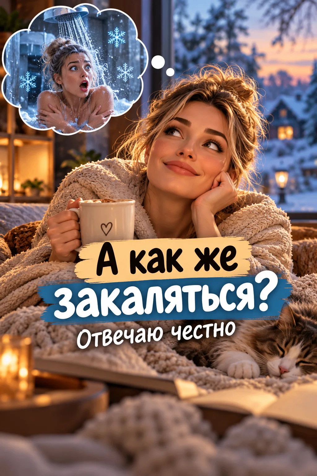 Под постом про иммунитет одна подписчица спросила: «А как же закаляться?». И я задумала...