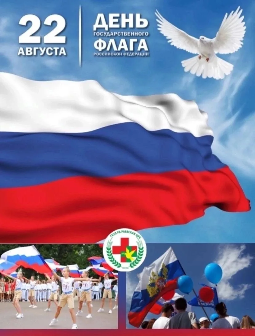 🇷🇺 Ежегодно 22 августа наша страна празднует День Государственного флага Российской Ф...