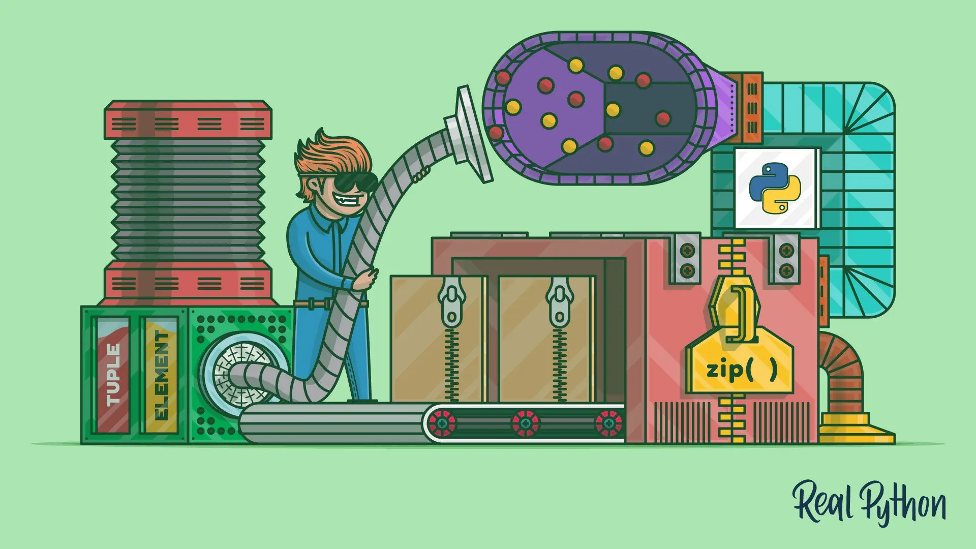 Как обходить несколько списков одновременно с Python zip()