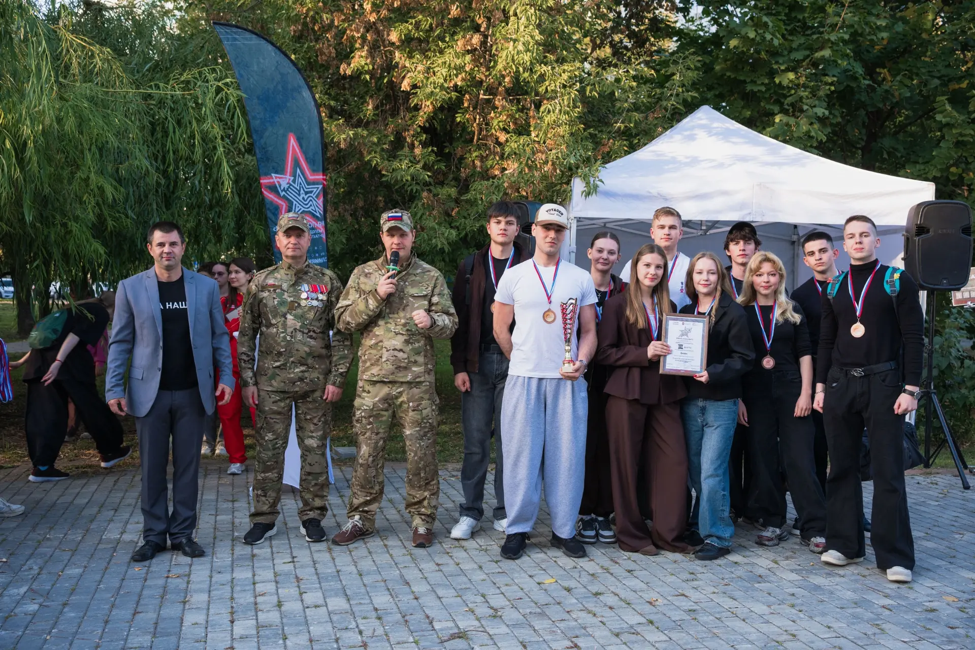 Выступление команды Университета в военно-тактических играх