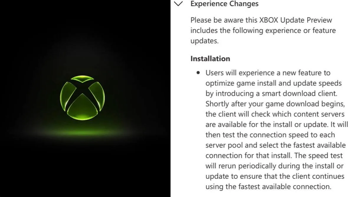 В будущих обновлениях XBOX ускорят загрузку и установку игр.

В тестовой версии системы появилась но