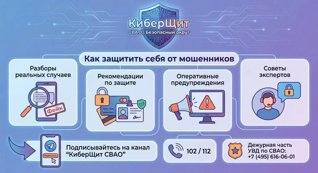 «КиберЩит СВАО | Безопасный округ» — как защитить себя от мошенников