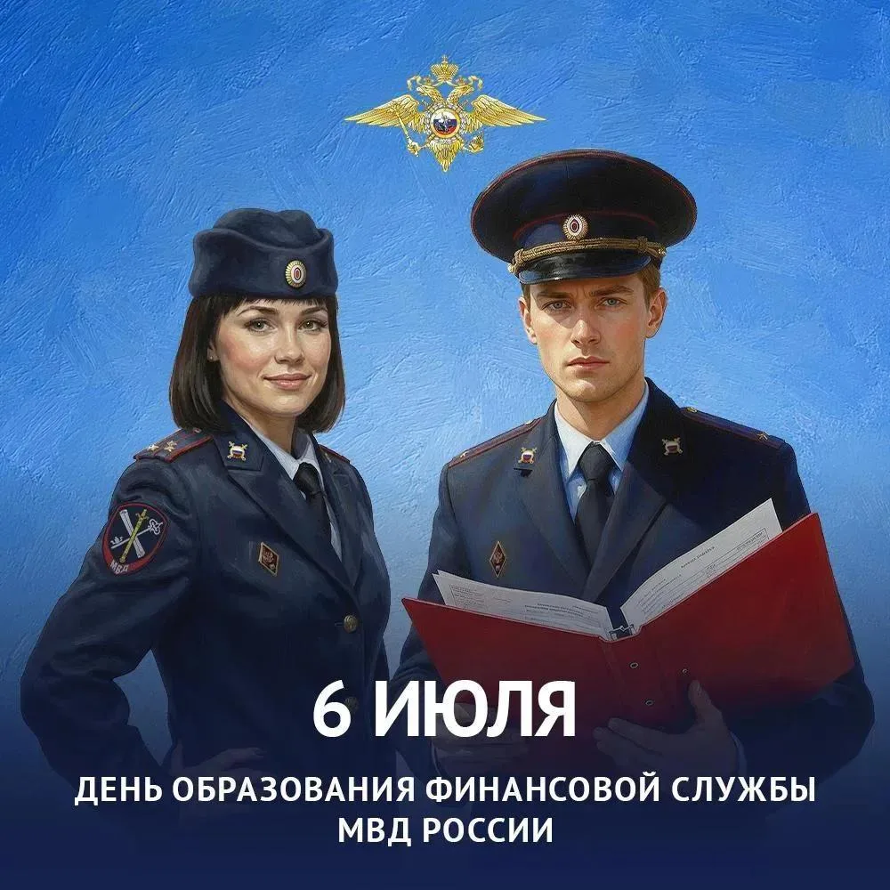 6 июля - День финансовой службы Министерства внутренних дел Российской Федерации
