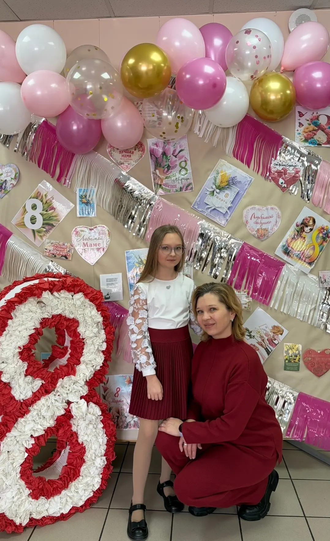 🌸🎉 В нашей школе прошел замечательный праздничный концерт, посвященный Международному женскому дню 8