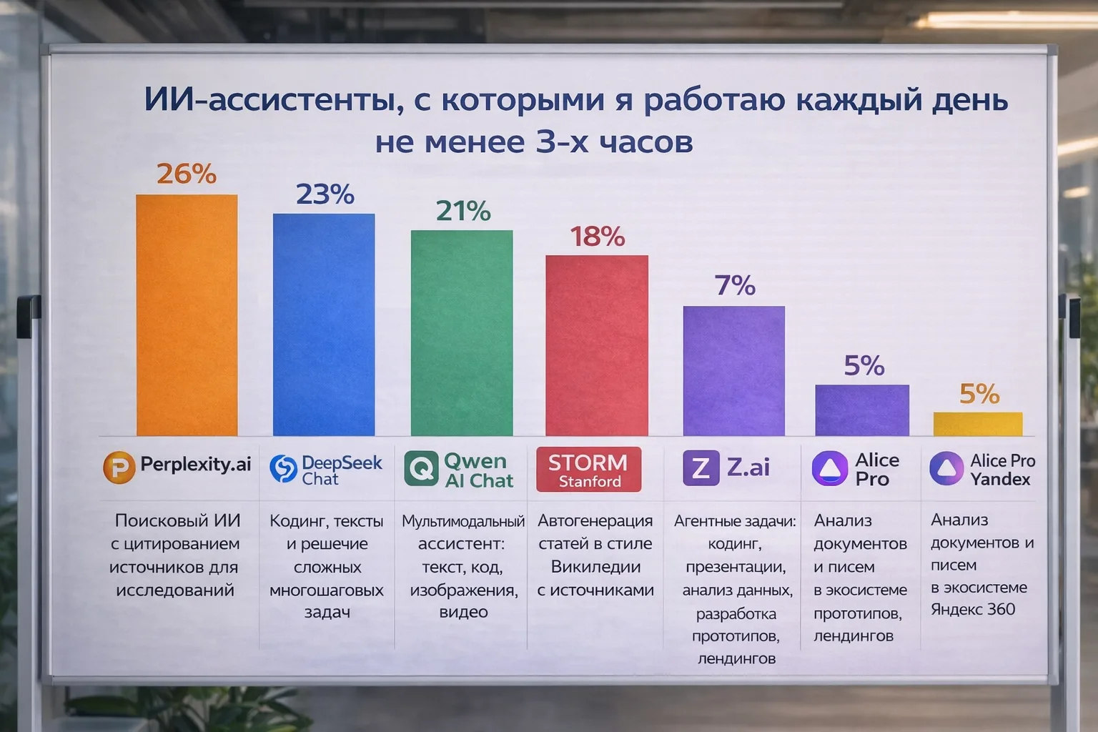 ИИ помощники с которыми работаю каждый день не менее 3х часов без бубнов