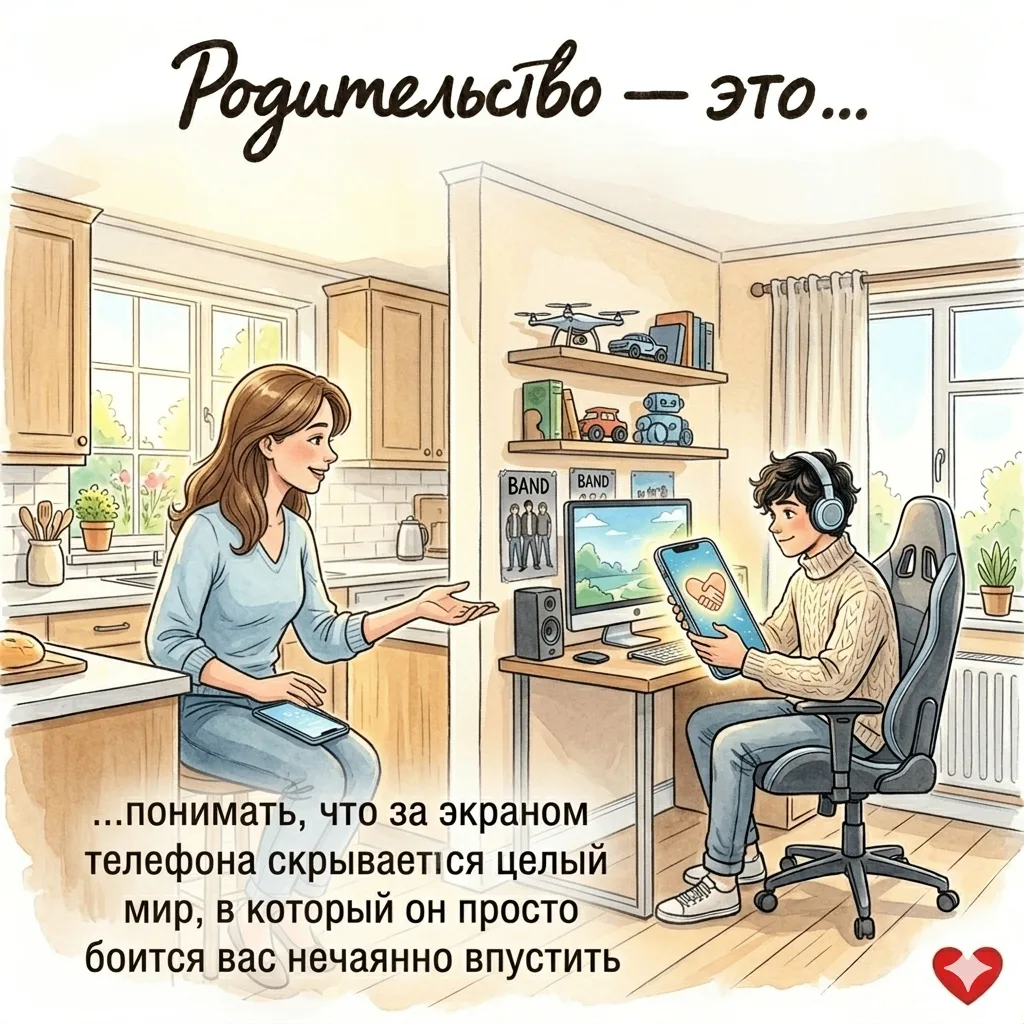 Почему просьба отложить телефон вызывает войну?  Представьте обычную вечернюю ситуацию:   👉 Вы говор