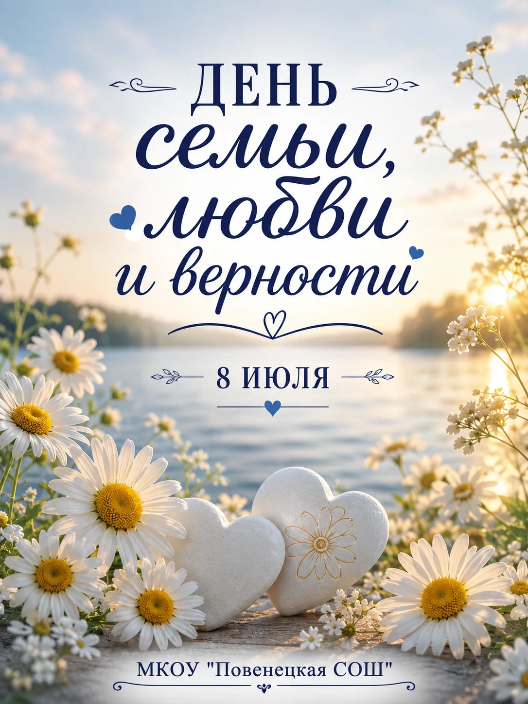 С Днём семьи, любви и верности! 

8 июля в нашей стране отмечается один из самых добрых и светлых пр