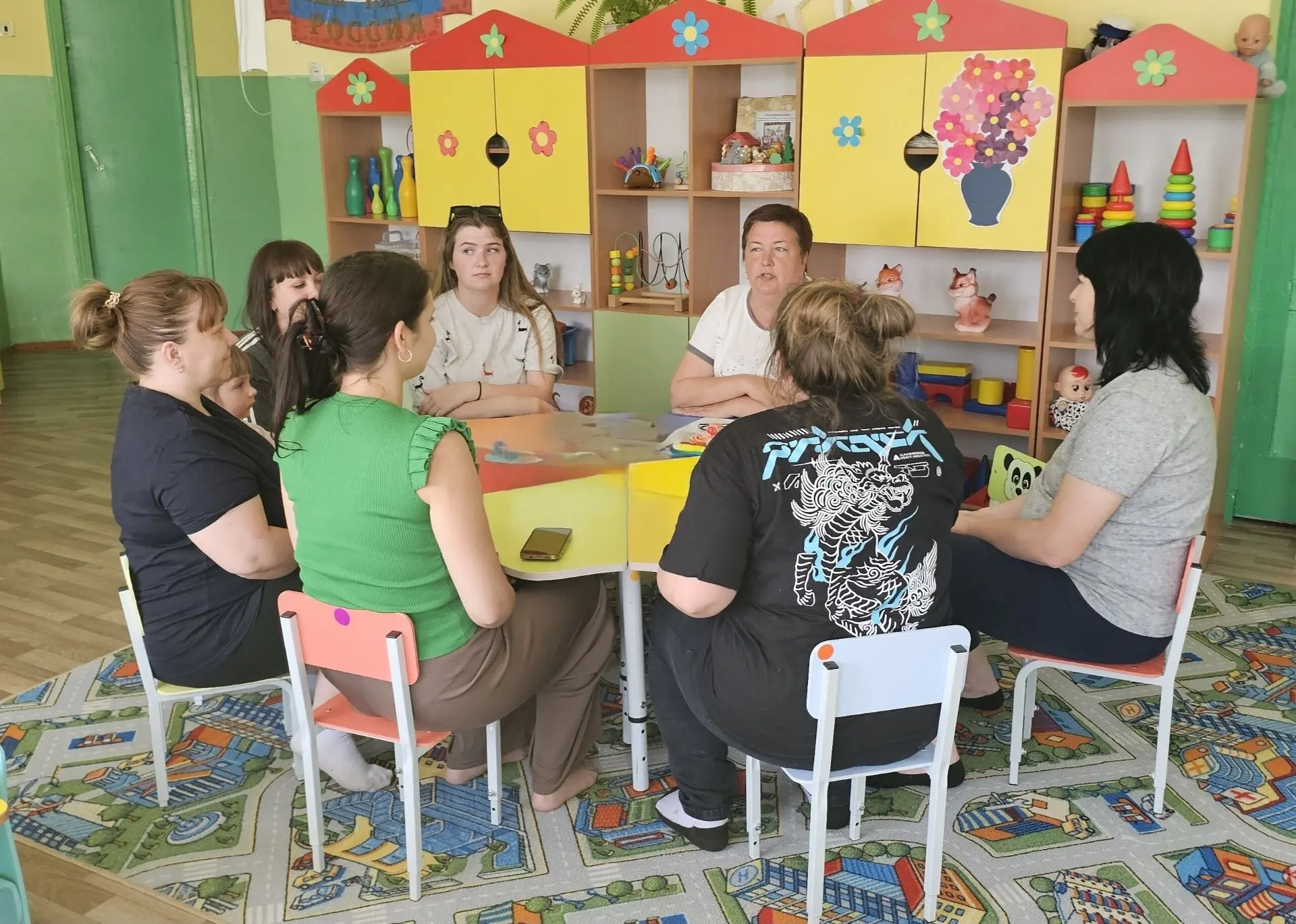 В детском саду прошли родительские собрания.
