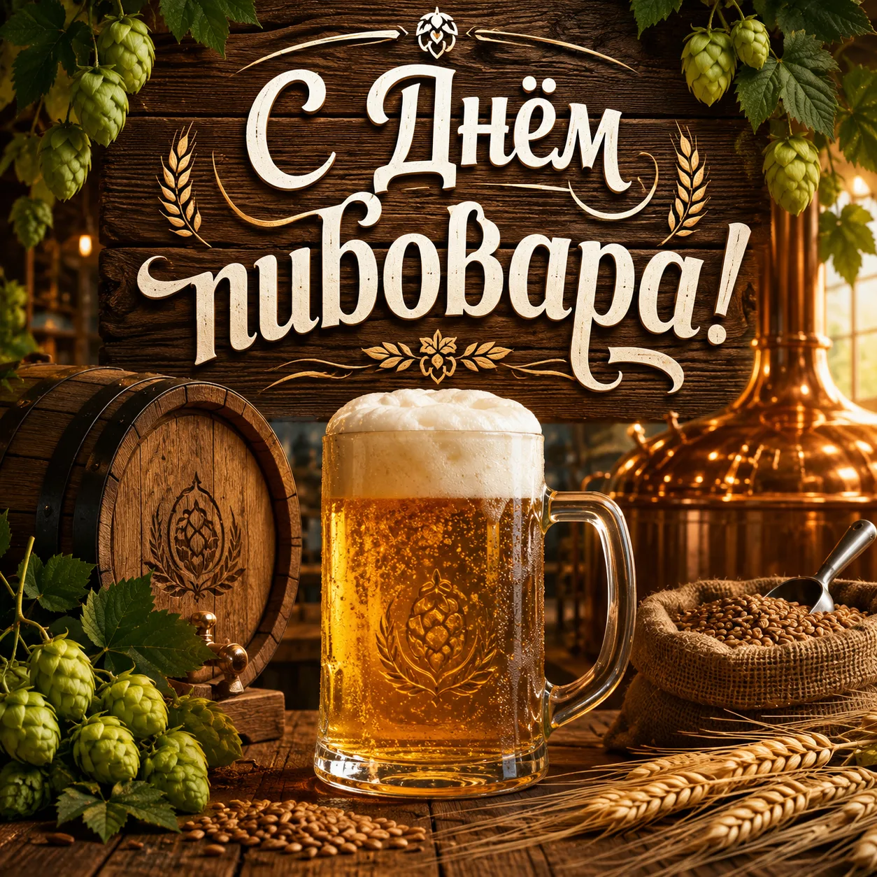 С Днём пивовара! 🍻

💌 Открытки в МАХ – Подписаться
