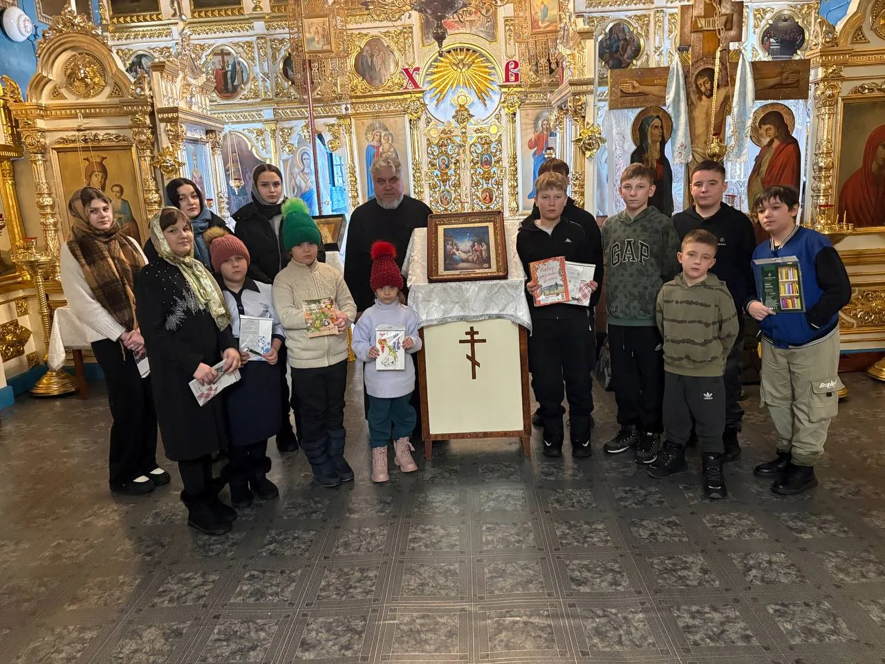 7 января в день Рождества Господа нашего Иисуса Христа в Храме Рождества Христова был о...