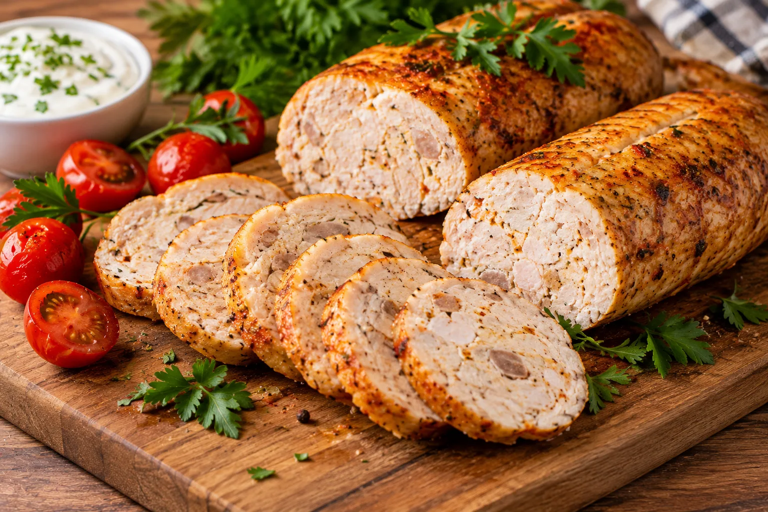 🍗 ДОМАШНЯЯ КУРИНАЯ КОЛБАСА В РУКАВЕ — СОЧНАЯ И АРОМАТНАЯ! 🌿