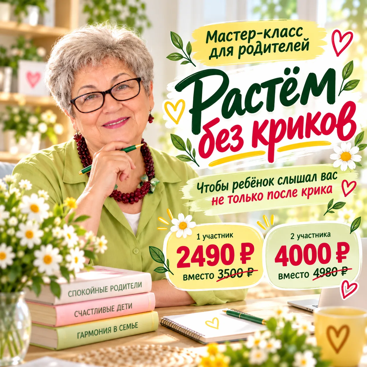 Я не хочу, чтобы ребёнок слушался меня только потому, что я кричу.