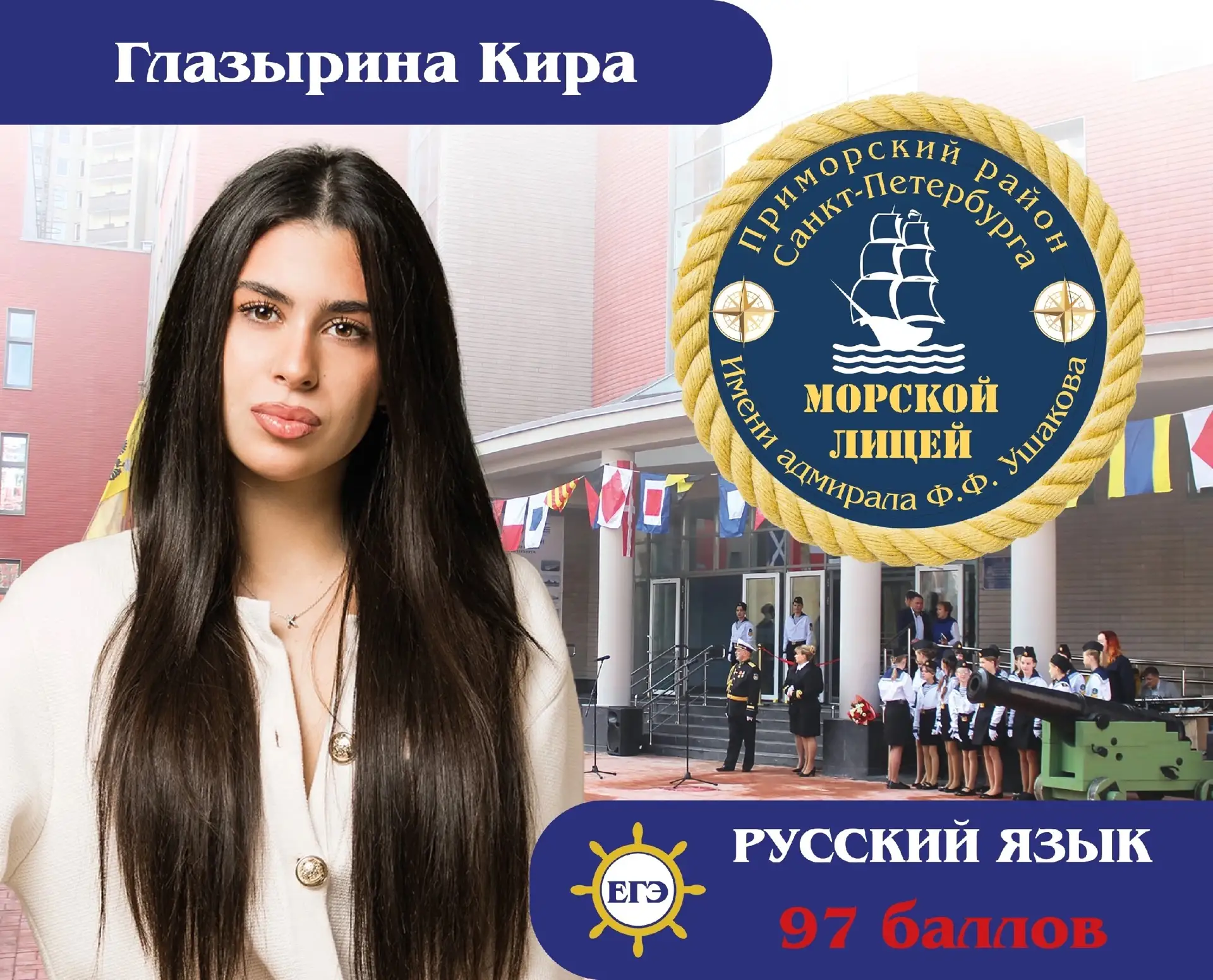 🎉 Гордость Морского лицея: блистательные результаты ЕГЭ по русскому языку! 🎉

Рады поделиться выда