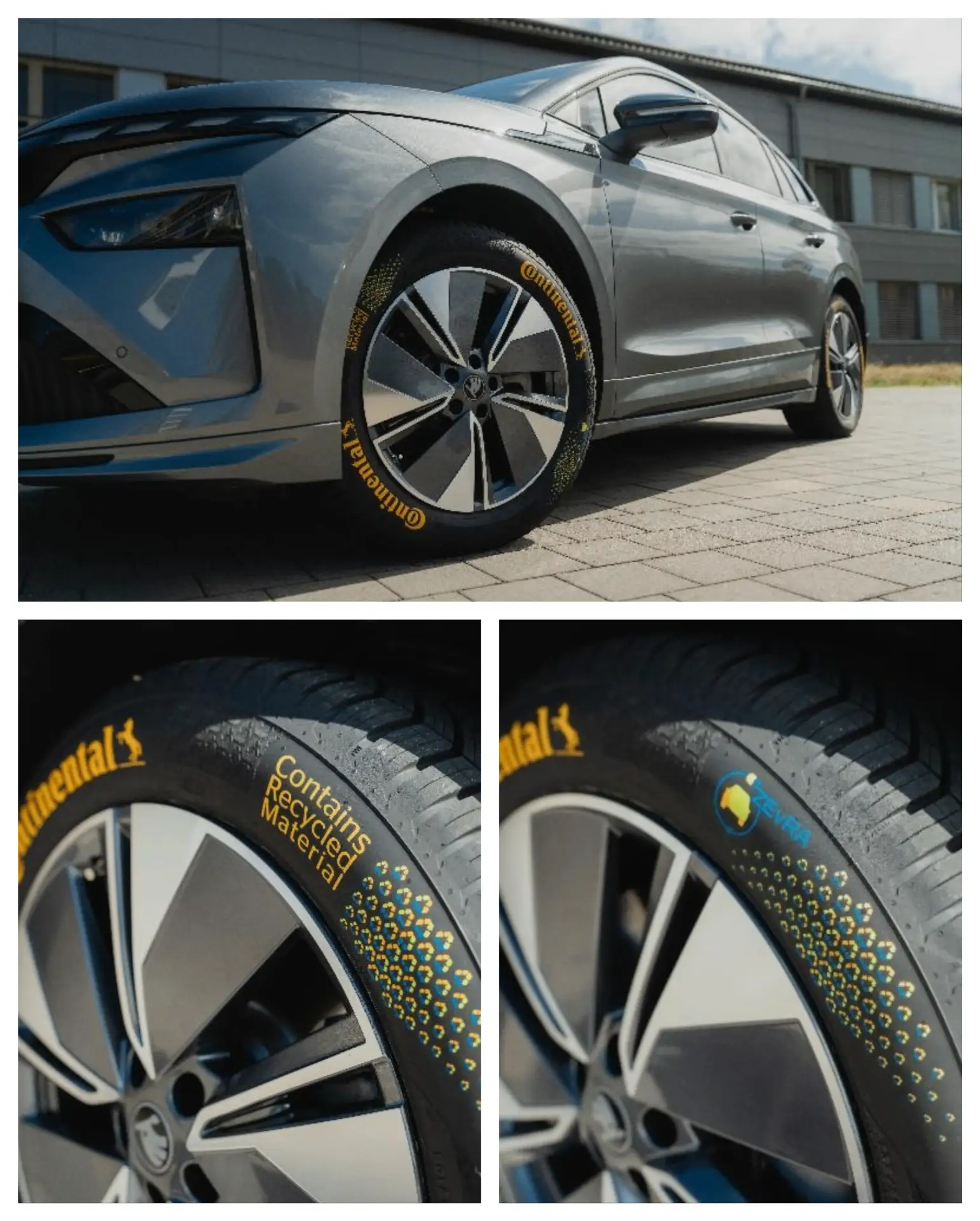 Continental представила концептуальную шину ZEvRA, в состав которой входит 43% перерабо...
