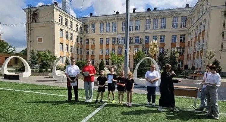 Команда Губернаторского лицея заняла 1-е место на муниципальном этапе Всероссийского физкультурного 