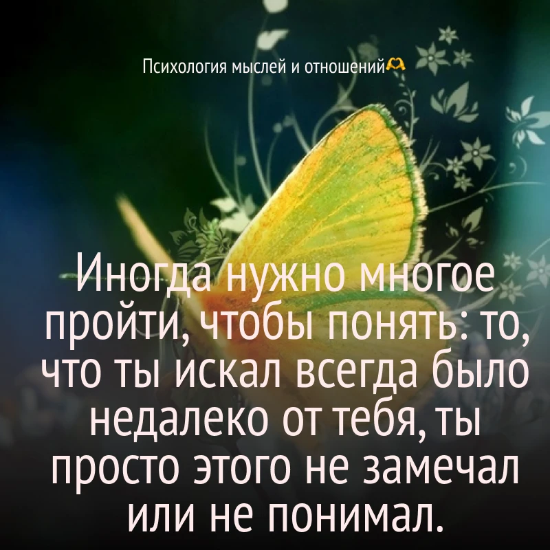 Всё нужное уже рядом

Вы замечали, как мы ищем счастье где-то далеко? Нам кажется, что оно в другом 