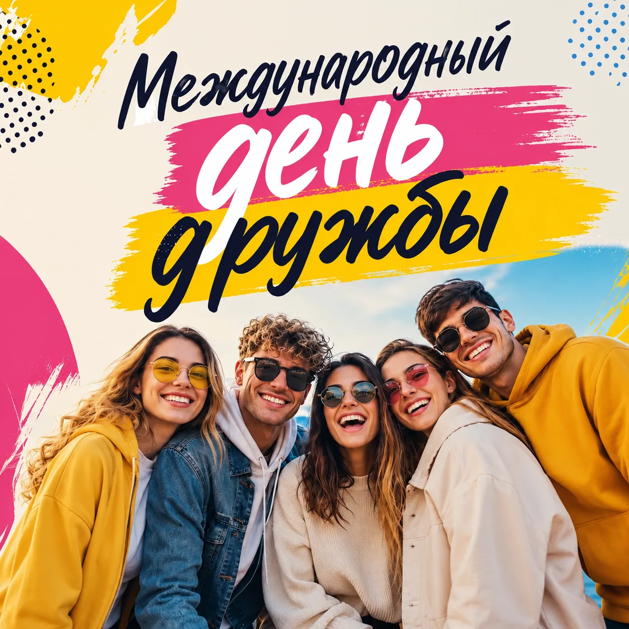 А вы знаете, что сегодня Международный день дружбы?

«Дружба крепкая не сломается, не расклеится от 
