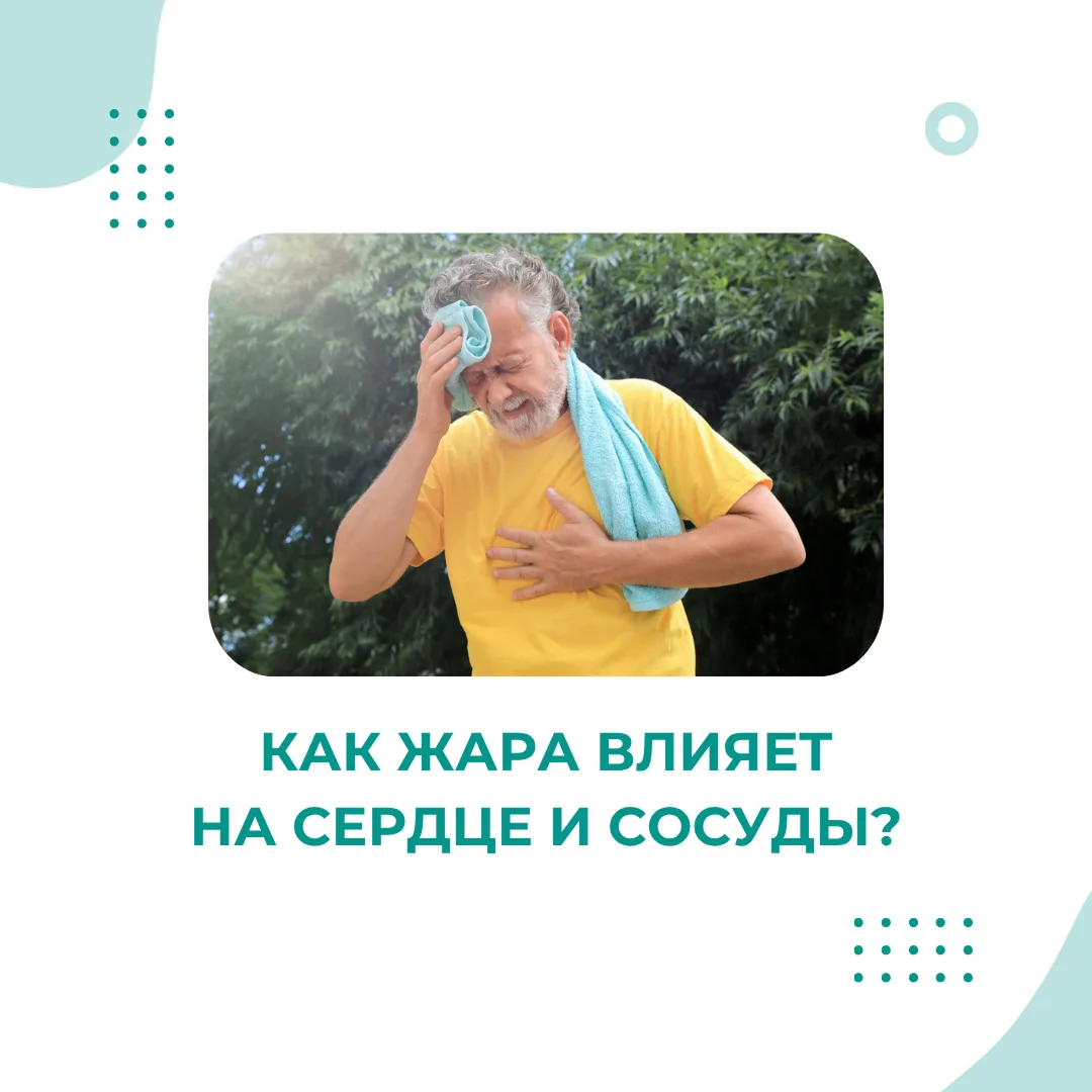 Как жара влияет на сердце и сосуды?

Жаркая погода – это серьёзная нагрузка на сердечно-сосудистую с