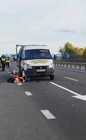 ❗На трассе "Каспий" в Подмосковье водитель грузовика поздно увидел, что дорога ремонтир...