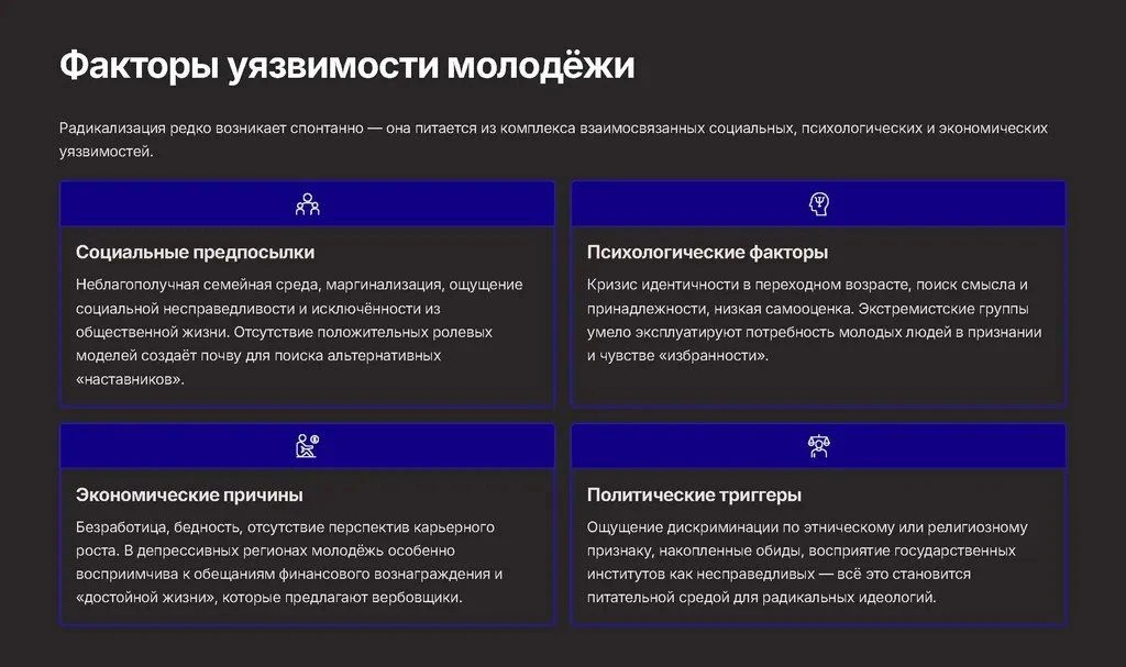 Профилактика распространения террористических идей в молодежной среде: что нужно знать каждому  📌 Со