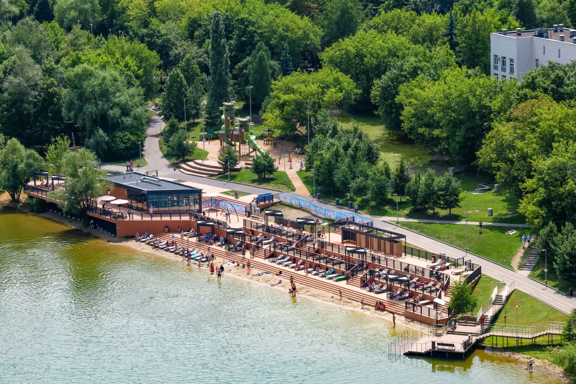 🏊 Новые пляжи и зоны отдыха у трёх прудов на западе Москвы