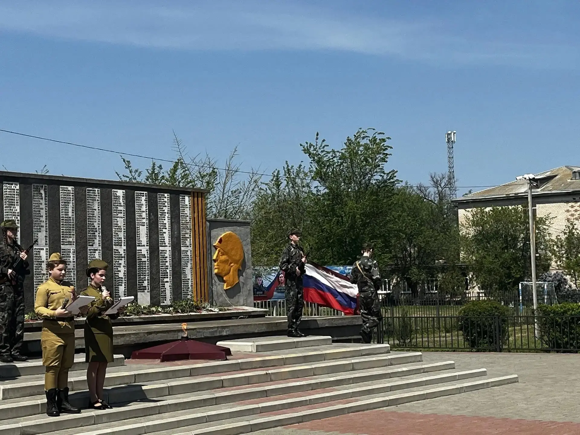 🌟 9 Мая в селе Вознесеновском прошёл митинг, посвящённый 81-й годовщине Победы в Велик...