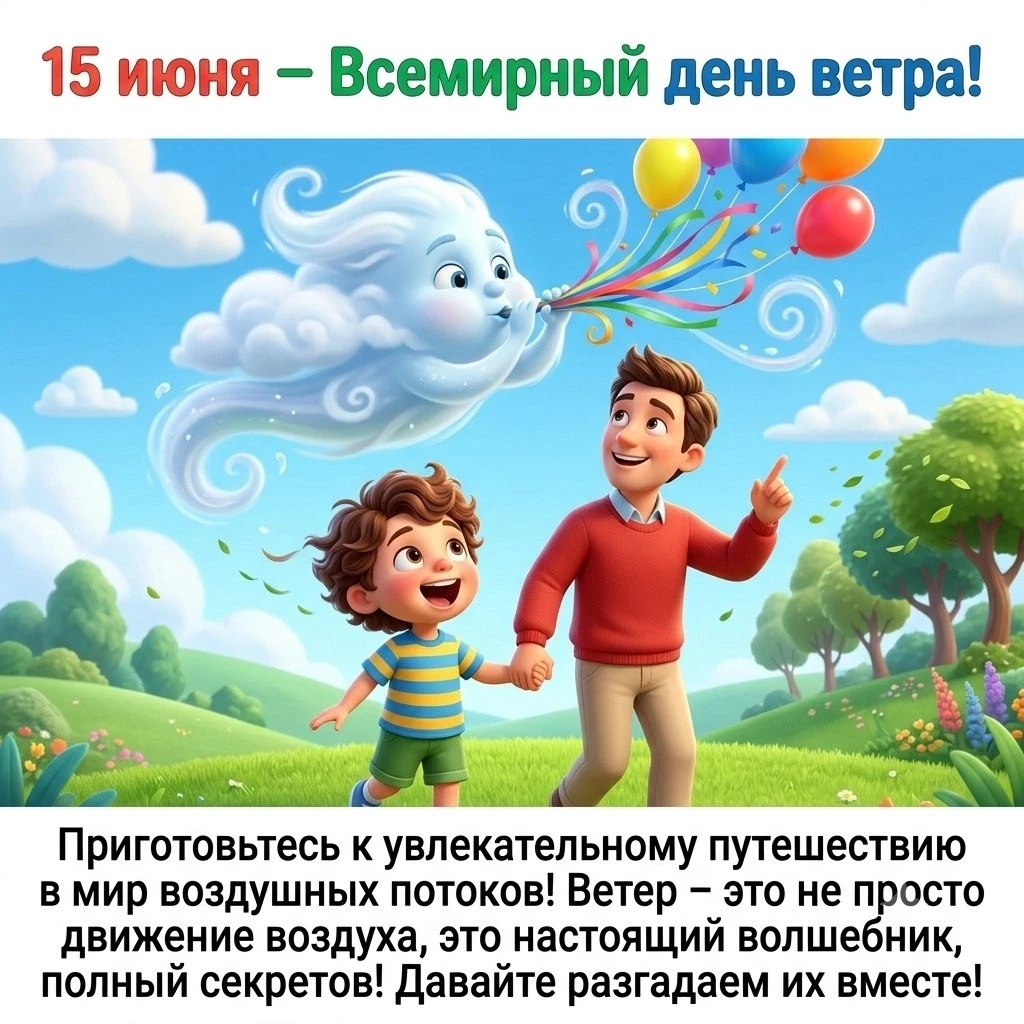 🌪️ Сегодня, 15 июня, — Всемирный день ветра! 🍃

Думаете, ветер — это лишь лёгкий бриз или озорник,