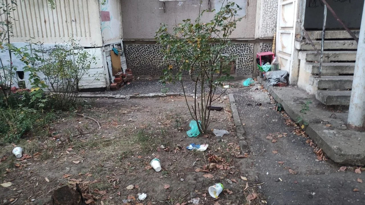 Житель Юбилейного в третий раз пожаловался на мусор во дворе на Чекистов, 31