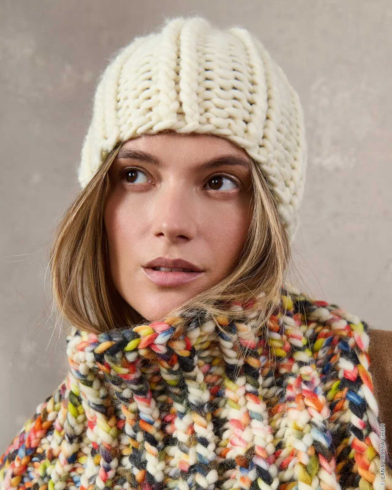 🧢 Шапка №14 — Lana Grossa Easy 02