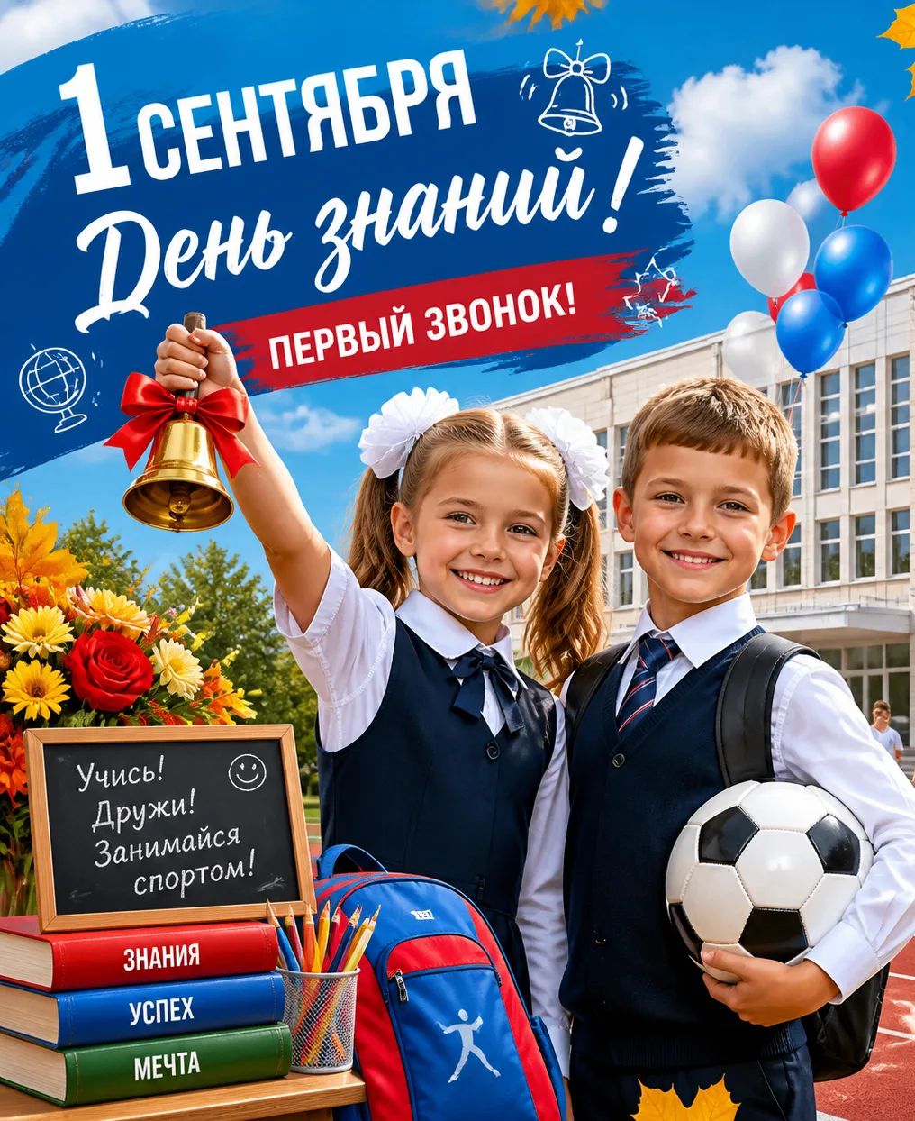 🎉Поздравляем тренеров, спортсменов, родителей с началом нового учебного года!