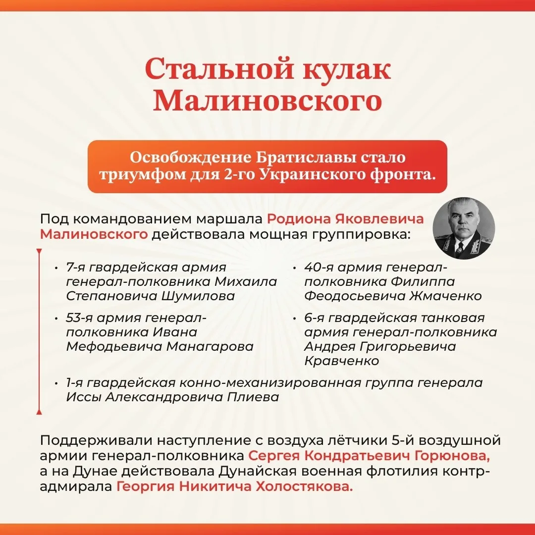 ✨ 4 апреля 1945 года - значимая дата в истории нашей страны!   🗓️В этот день советские войска освобо