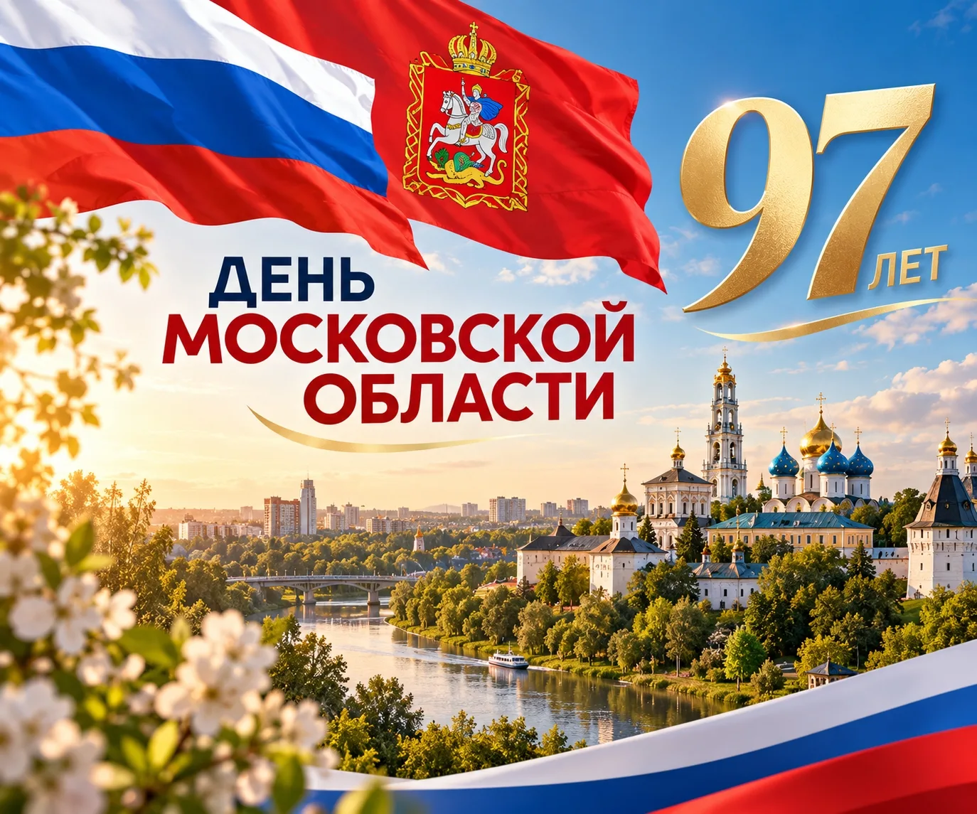🎉 Подмосковью — 97 лет!