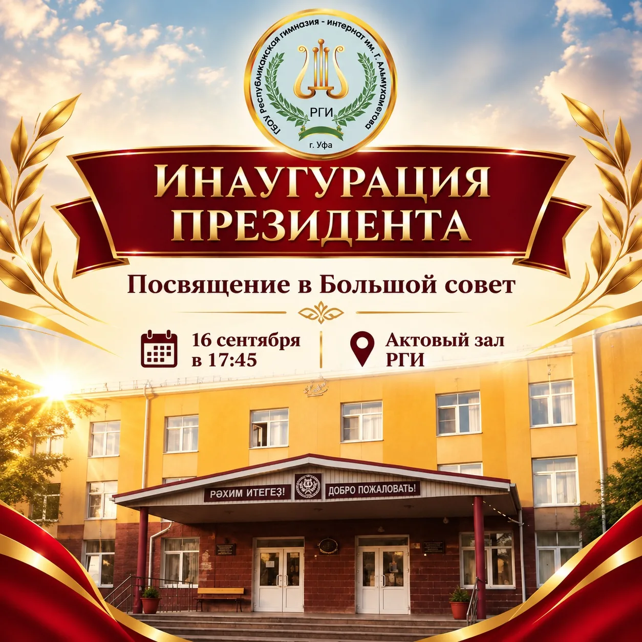 Уважаемые ученики, педагоги и гости гимназии!