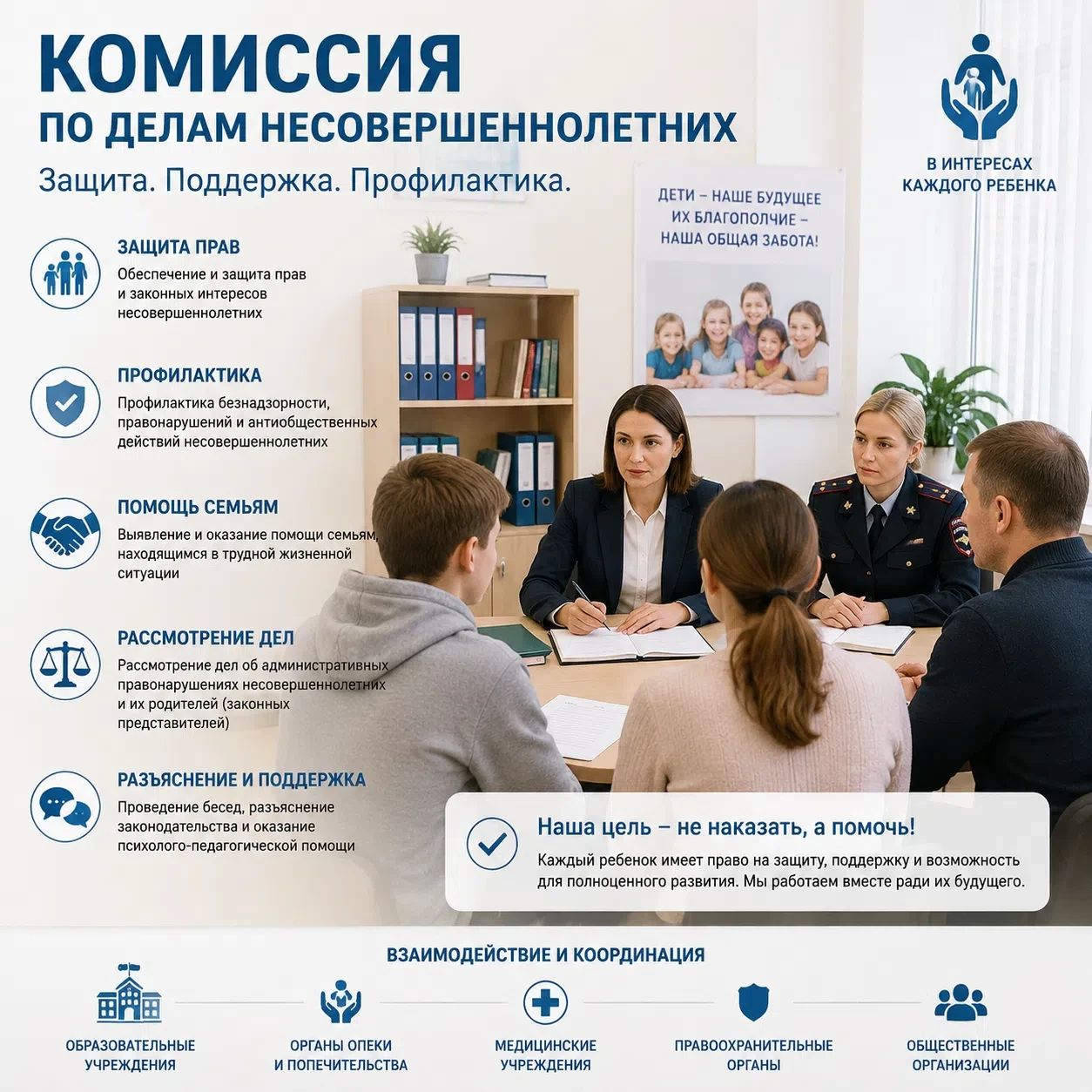👦👧❗Работа по профилактике безнадзорности и правонарушения несовершеннолетних ведётся на постоянной