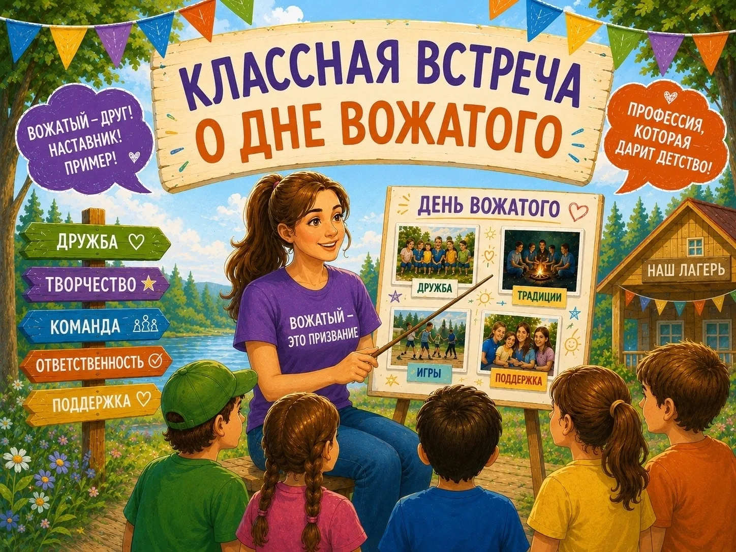 | КЛАССНАЯ ВСТРЕЧА |

Для участников нашего пришкольного лагеря прошла «Классная встреча», приурочен