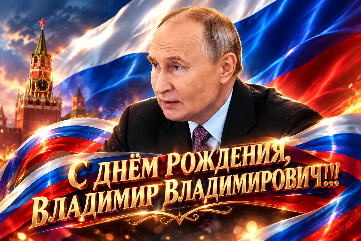 С Днём рождения, Владимир Владимирович!